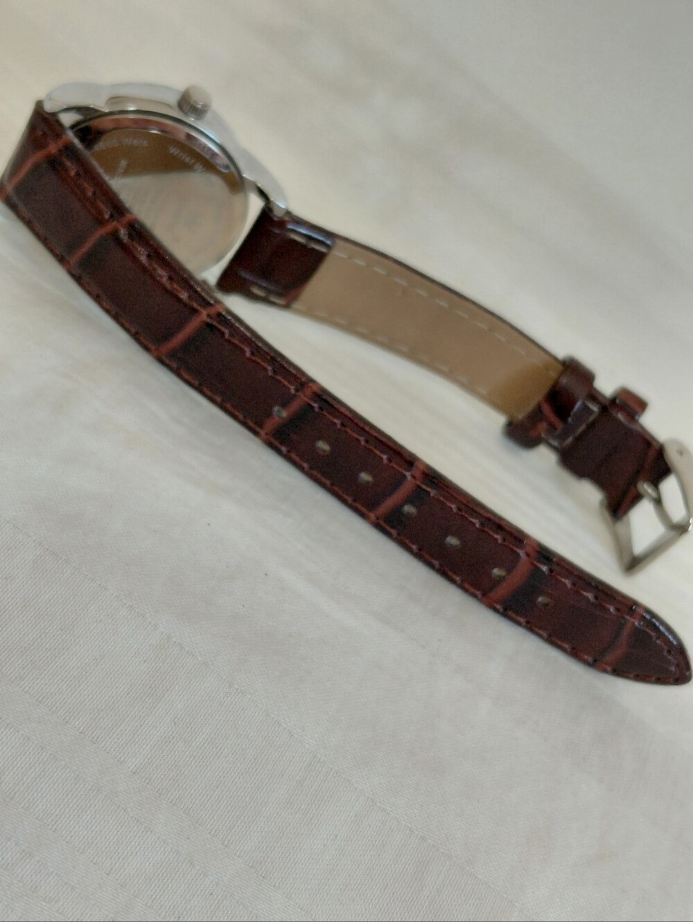 Sempre Brown Rose Gold Rhinestone Watch - Picture 3 of 6